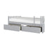2 PCS STORAGE BOXES WITH CASTERS, K/D B2063-T