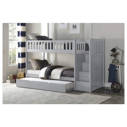 TWIN TRUNDLE WITH 13PCS SLATES B2063-R