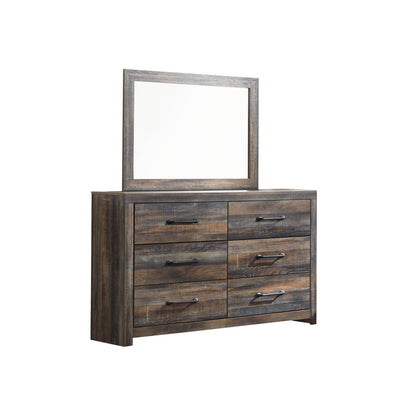 Drystan Queen Panel Bed, Dresser, Mirror and 2 Nightstands Ash-B211B31