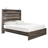Drystan Queen Panel Bed, Dresser, Mirror and 2 Nightstands Ash-B211B31