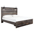 Drystan King Panel Bed with Storage Ash-B211B55