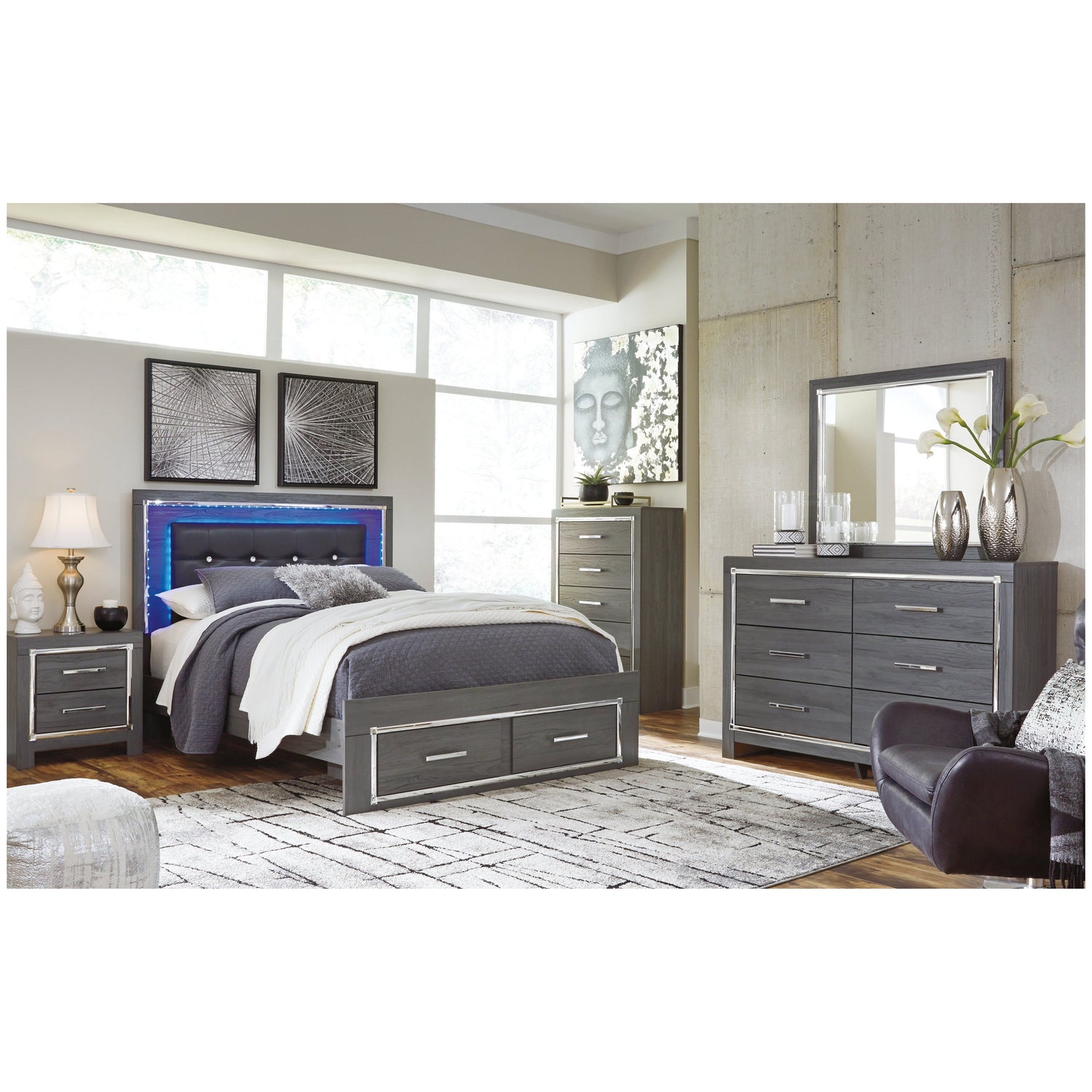 Lodanna Dresser Ash-B214-31
