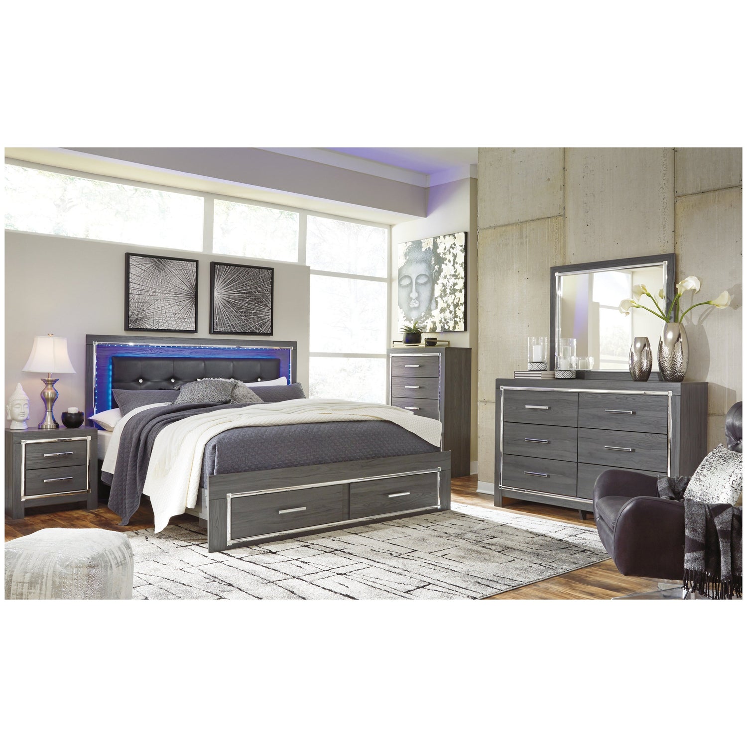 Lodanna Dresser Ash-B214-31