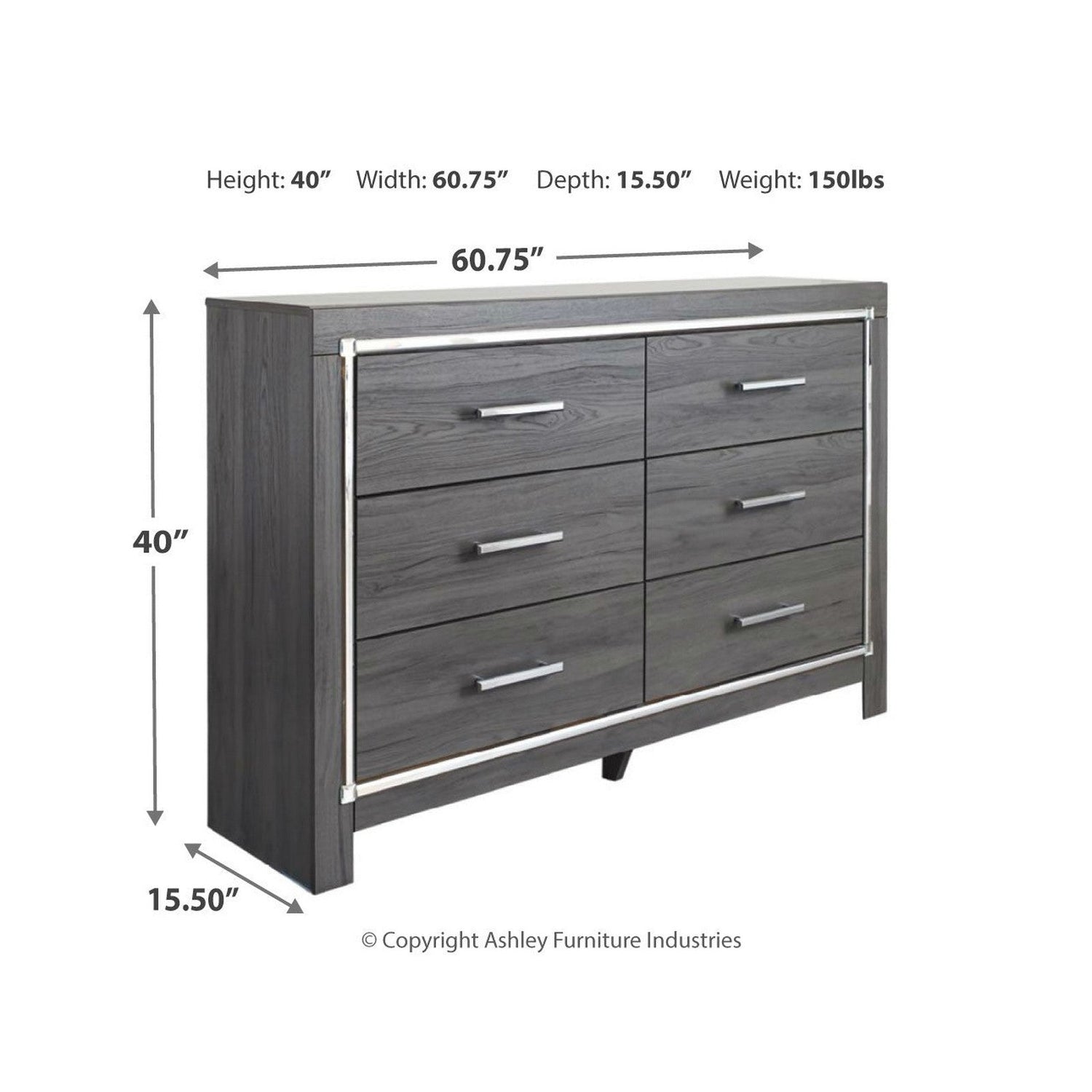 Lodanna Dresser Ash-B214-31