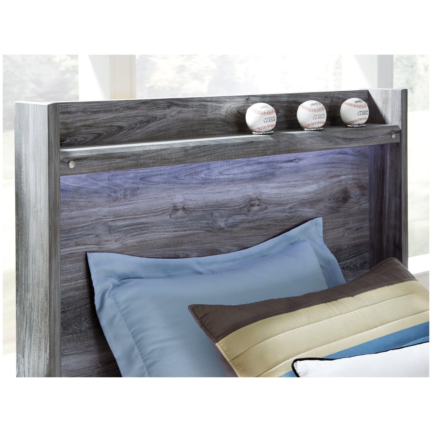 Baystorm Panel Bed with 6 Storage Drawers