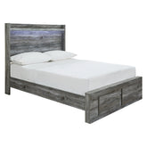Baystorm Panel Bed with 2 Storage Drawers Ash-B221B34