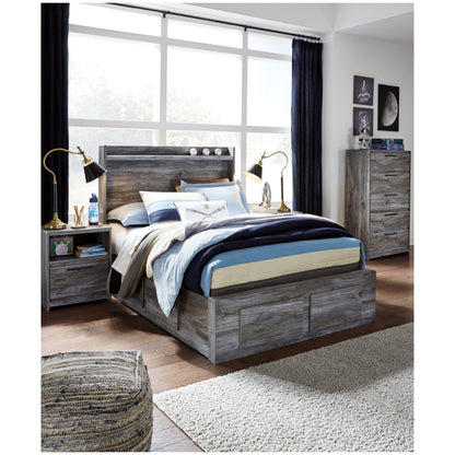 Baystorm Panel Bed with 4 Storage Drawers