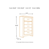 Zelen Chest of Drawers Ash-B248-46