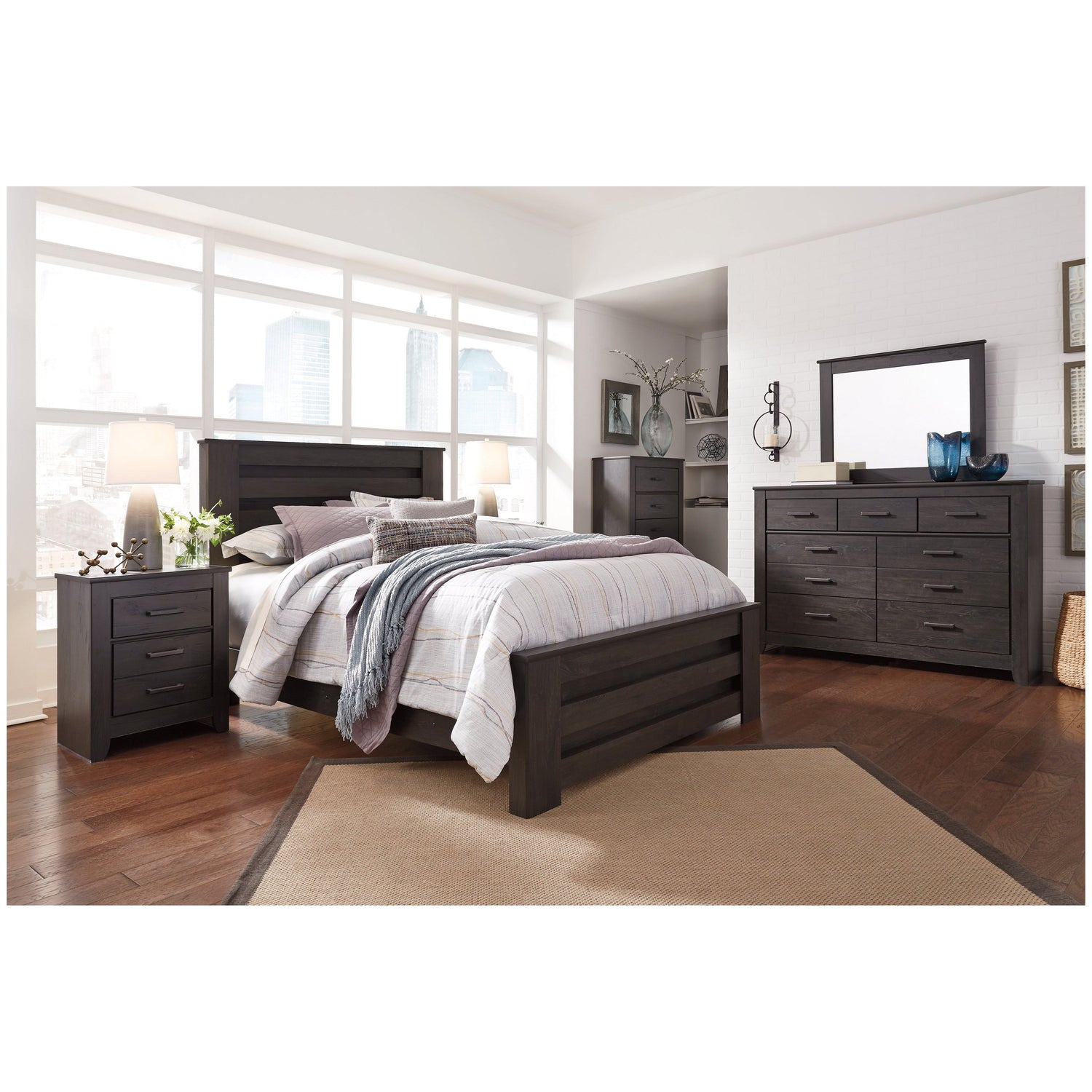 Brinxton Chest of Drawers Ash-B249-46