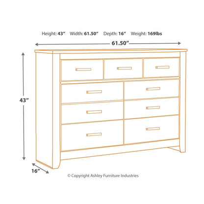 Brinxton Dresser Ash-B249-31