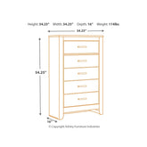 Brinxton Chest of Drawers Ash-B249-46