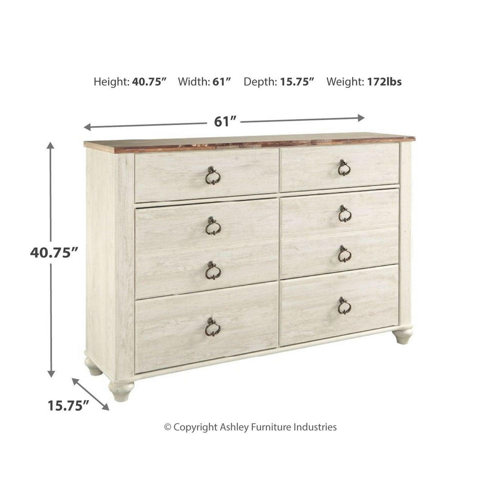 Willowton Dresser Ash-B267-31