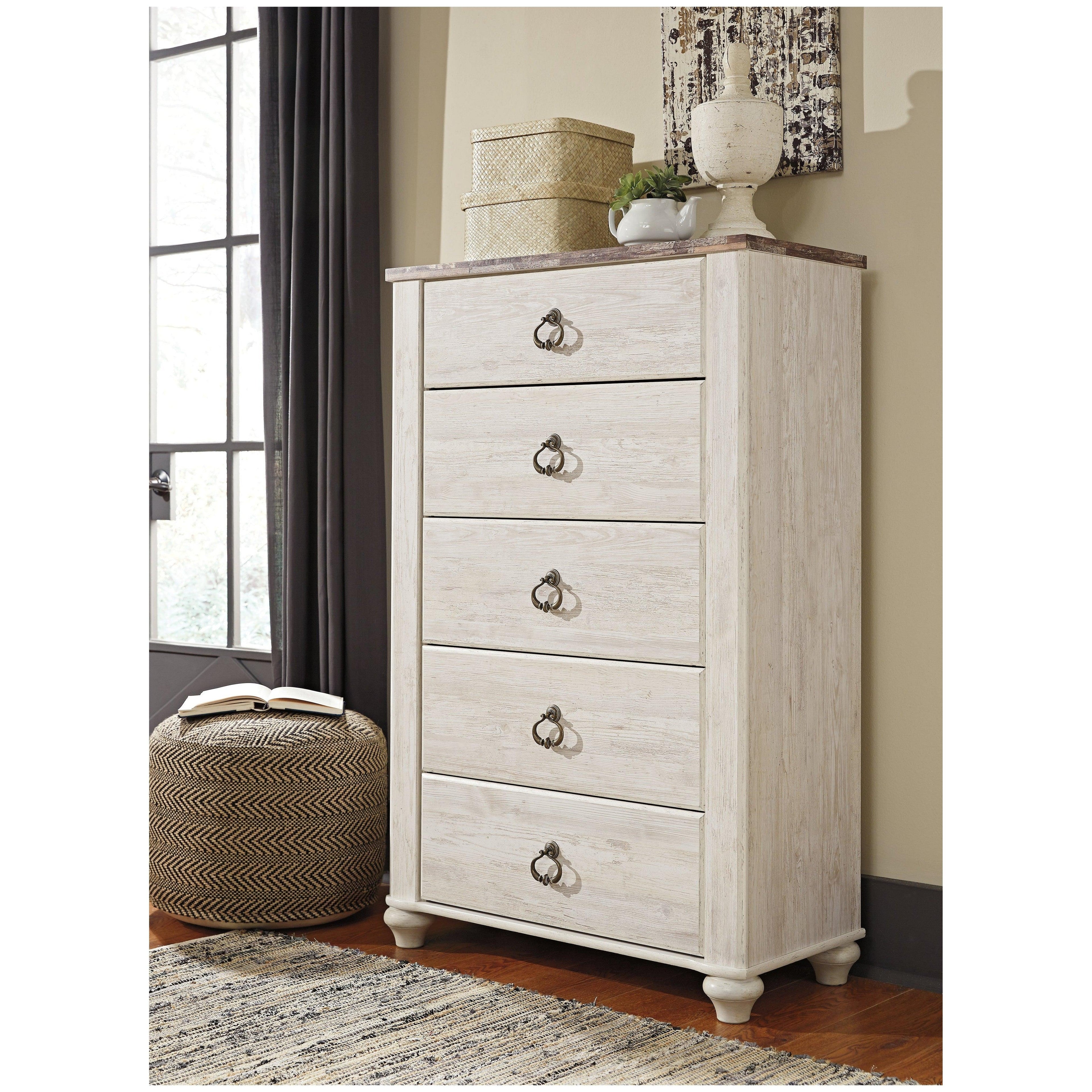 Willowton Chest of Drawers Ash-B267-46