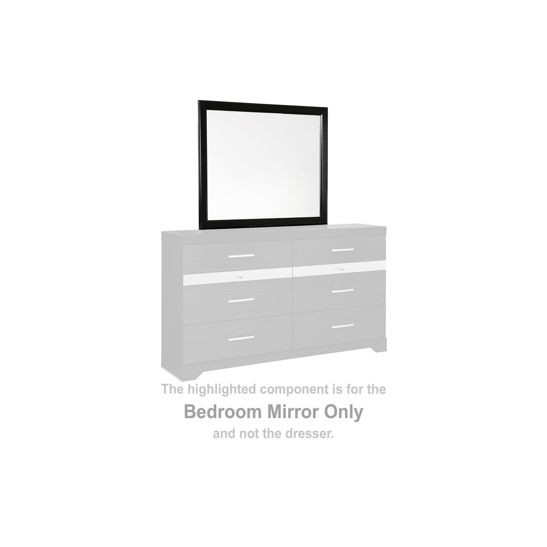 Starberry Bedroom Mirror Ash-B304-36