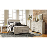 Bellaby Platform Bed with 2 Storage Drawers