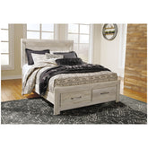 Bellaby Platform Bed with 2 Storage Drawers