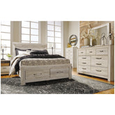 Bellaby Platform Bed with 2 Storage Drawers