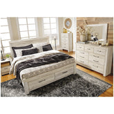Bellaby Platform Bed with 2 Storage Drawers