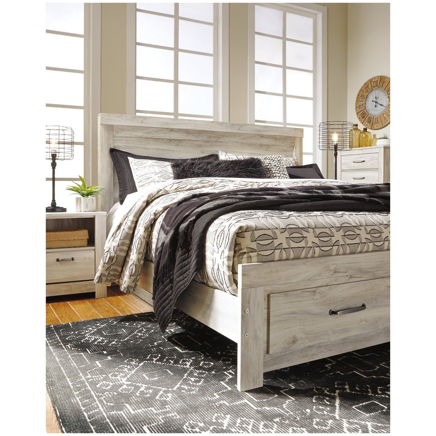 Bellaby Platform Bed with 2 Storage Drawers