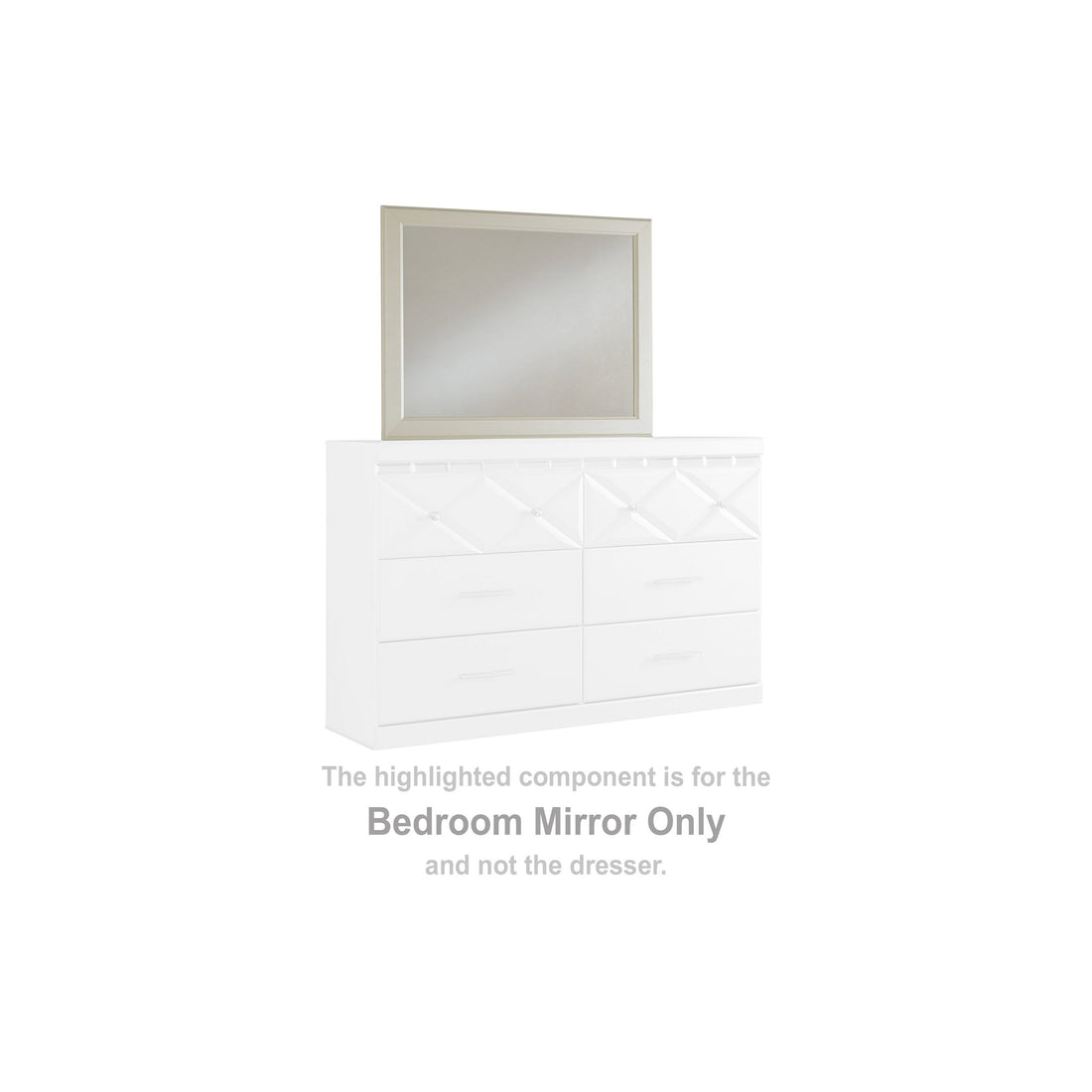 Dreamur Bedroom Mirror Ash-B351-36