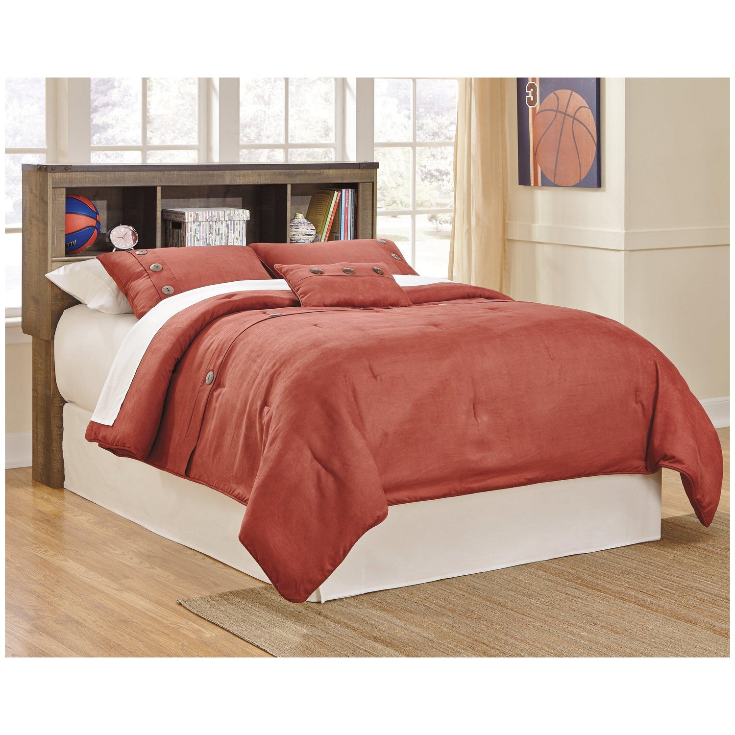 Trinell Bookcase Headboard