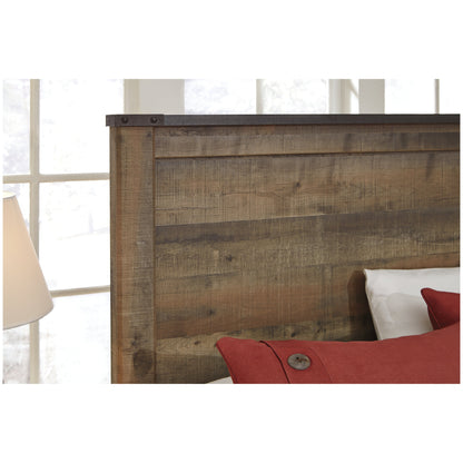 Trinell Panel Bed with 2 Storage Drawers
