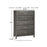 Caitbrook Chest of Drawers Ash-B476-46