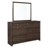 Brueban Dresser and Mirror Ash-B497B1
