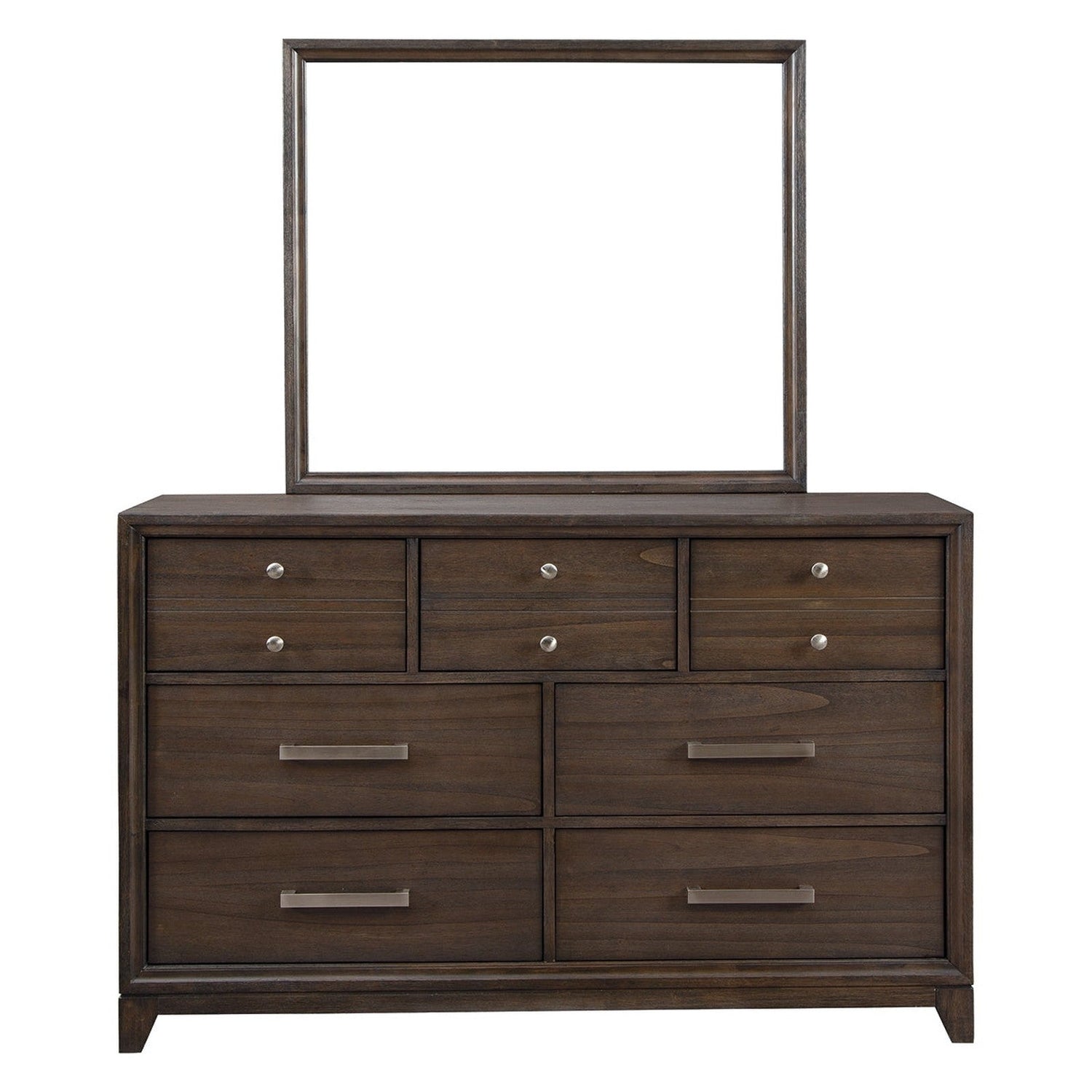Brueban Dresser and Mirror Ash-B497B1