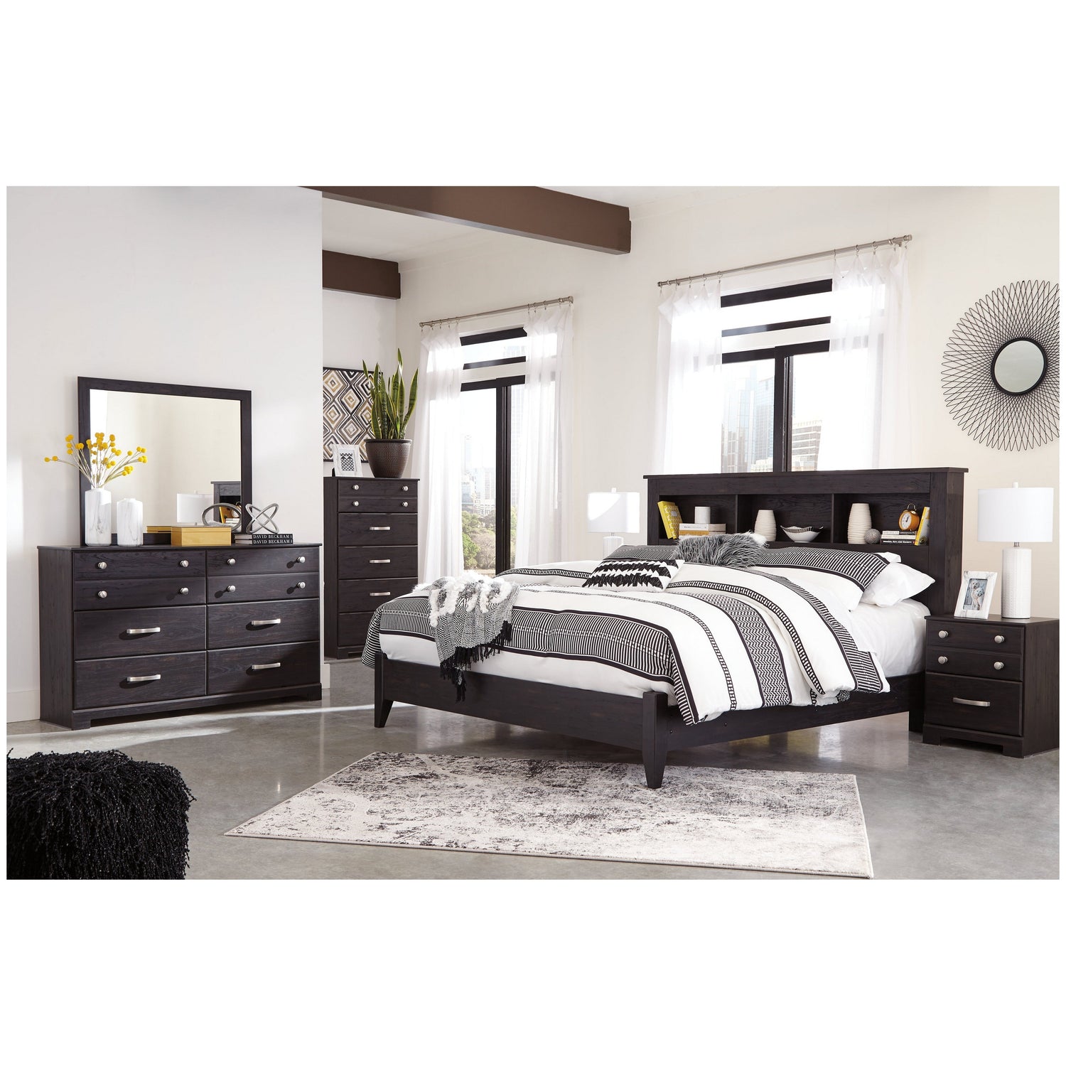 Reylow Bookcase Bed