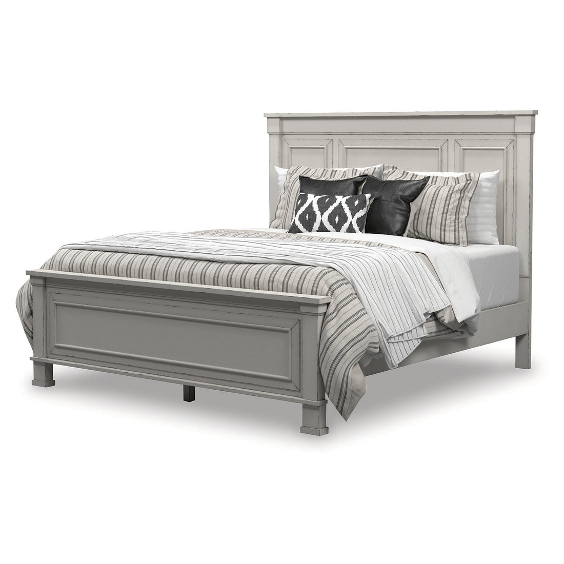 Jennily Panel Bed Ash-B642B2