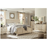 Bolanburg Dresser and Mirror Ash-B647B12