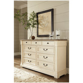 Bolanburg Dresser and Mirror Ash-B647B12