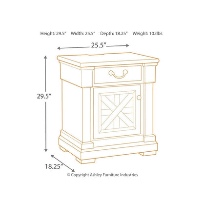Bolanburg Nightstand Ash-B647-191