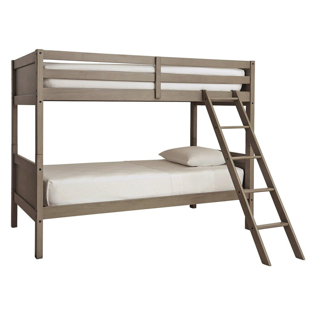 Lettner Twin/Twin Bunk Bed with Ladder Ash-B733-59