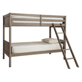 Lettner Twin/Twin Bunk Bed with Ladder Ash-B733-59