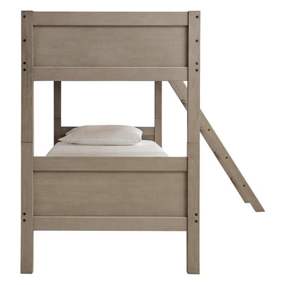 Lettner Twin/Twin Bunk Bed with Ladder Ash-B733-59
