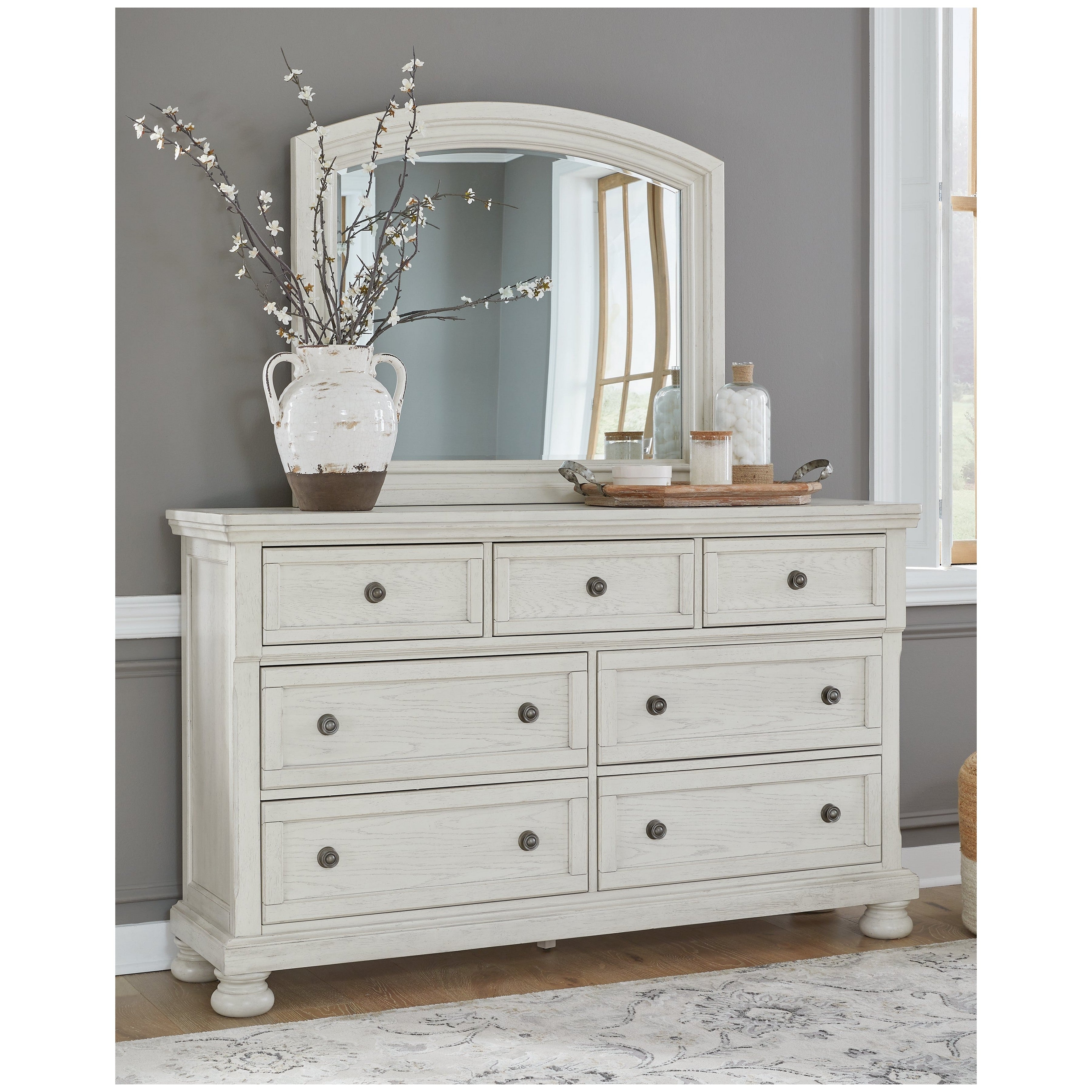 Robbinsdale Dresser and Mirror Ash-B742B1