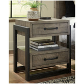 Brennagan Nightstand Ash-B774-92