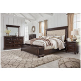 Brynhurst Upholstered Bed with Storage Bench