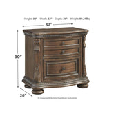 Charmond Nightstand Ash-B803-92