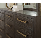 Burkhaus Dresser and Mirror Ash-B984B1