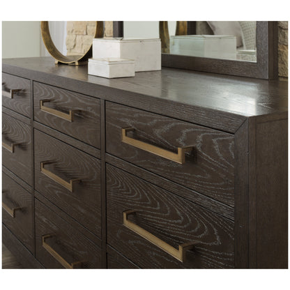 Burkhaus Dresser and Mirror Ash-B984B1