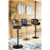 Bellatier Adjustable Height Bar Stool Ash-D120-530