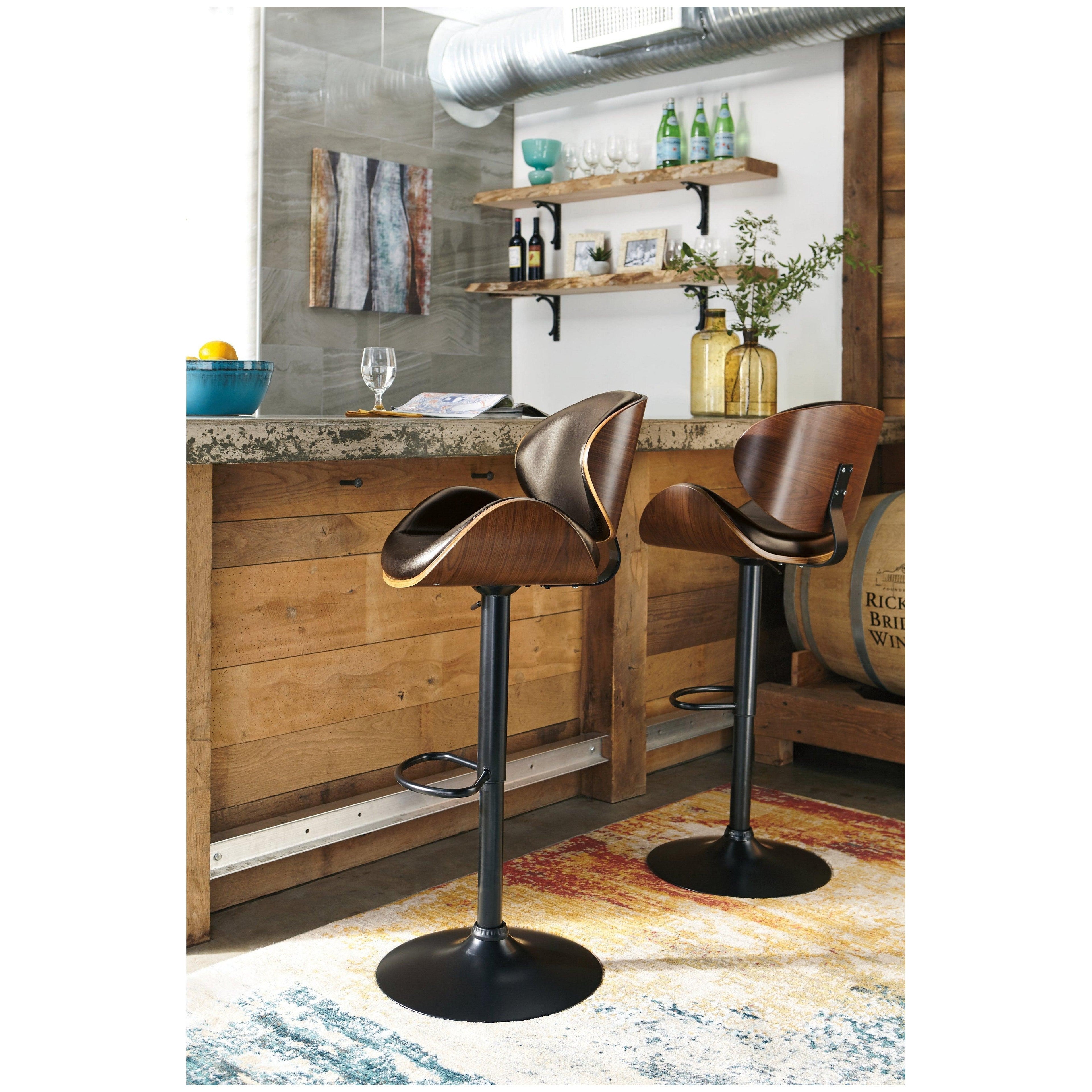 Bellatier Adjustable Height Bar Stool Ash-D120-530