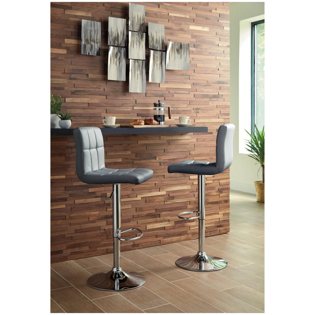Bellatier Bar Height Bar Stool Ash-D120-830