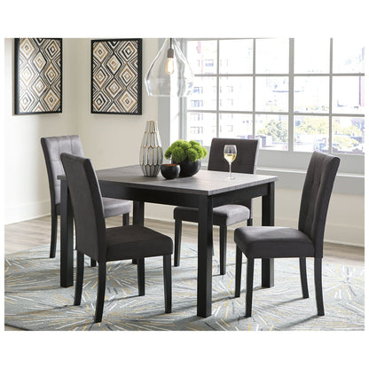 Garvine Dining Table and Chairs (Set of 5) Ash-D161-225