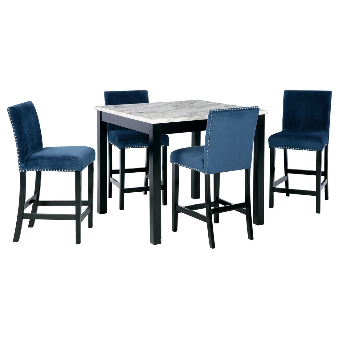 Cranderlyn Counter Height Dining Table and Bar Stools (Set of 5) Ash-D163-223