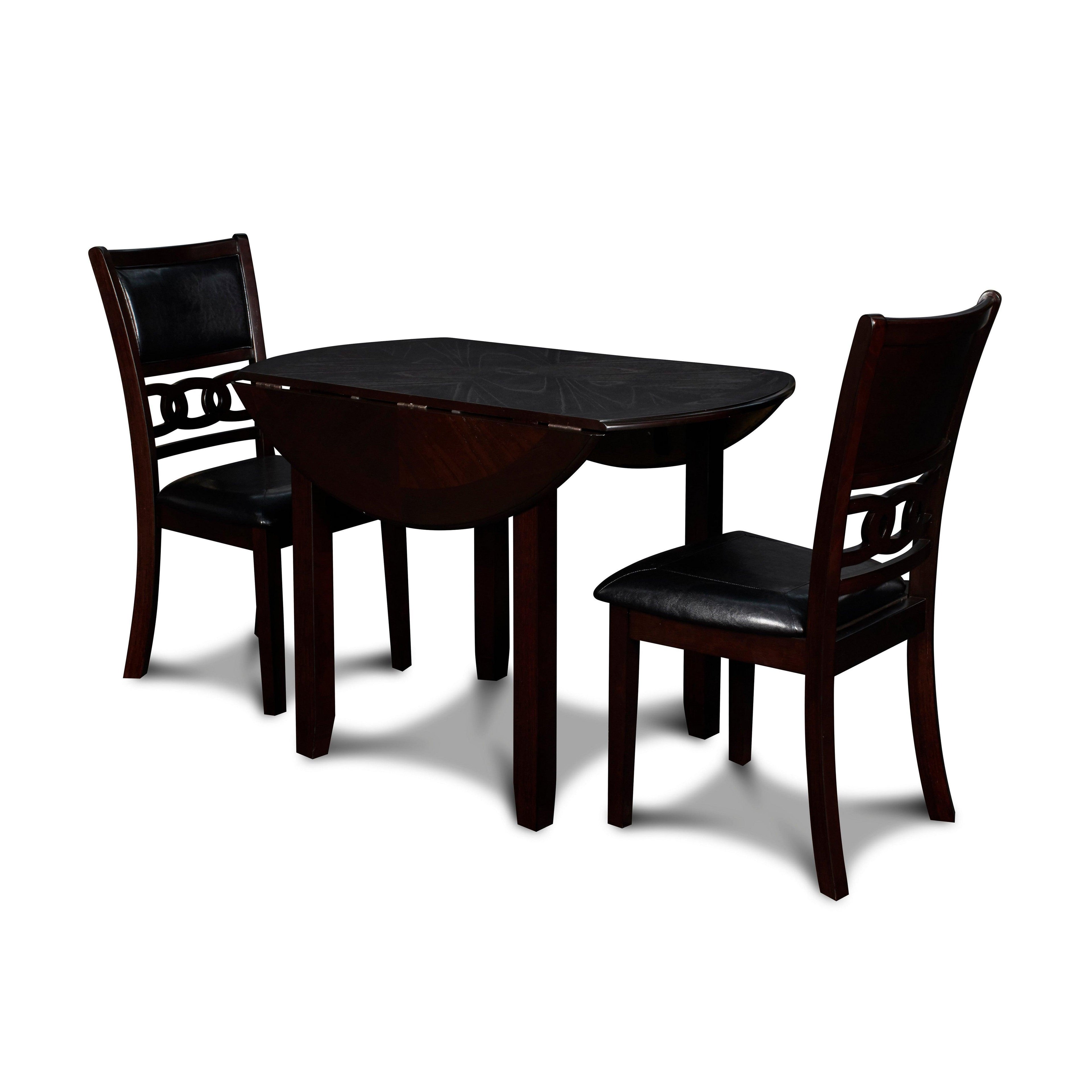 Gia 42&quot; Dining Drop Leaf Table W/2 Chairs - Beck&