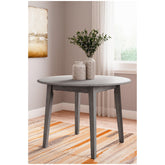 Shullden Drop Leaf Dining Table Ash-D194-15